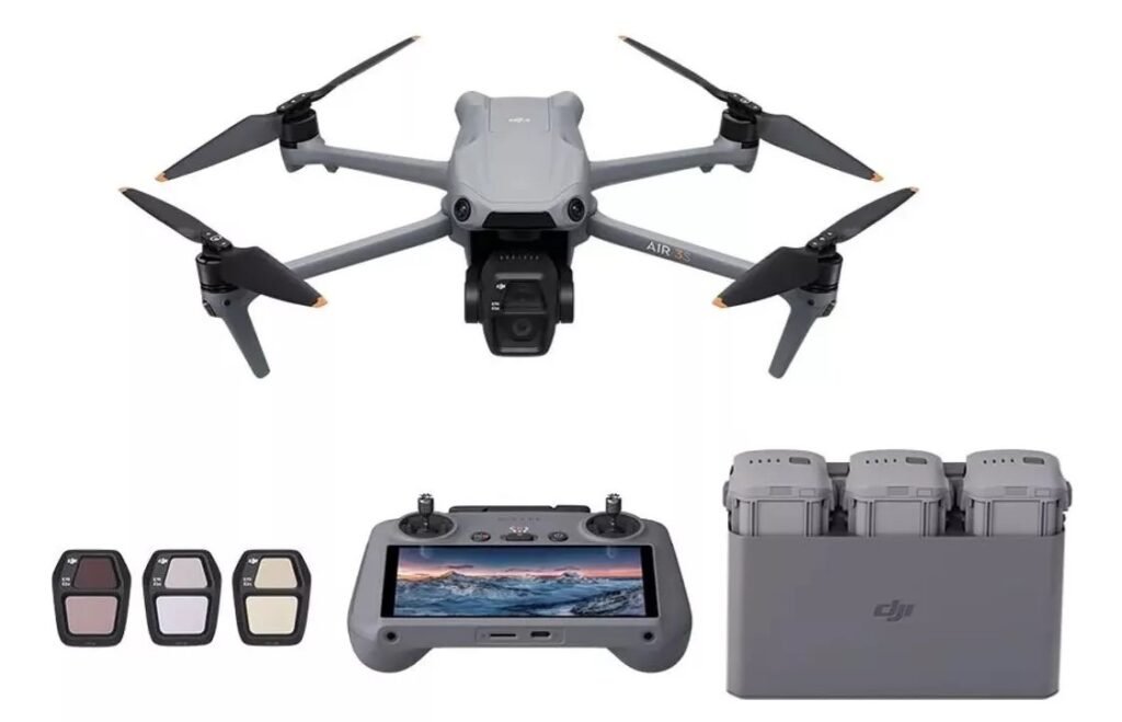 Drone Dji Air 3s Fly More Combo (com Tela) Br 1 Ano Garantia