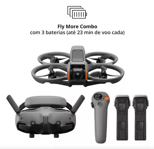 Drone Dji Avata 2 Fly More Combo (3 Baterias) 