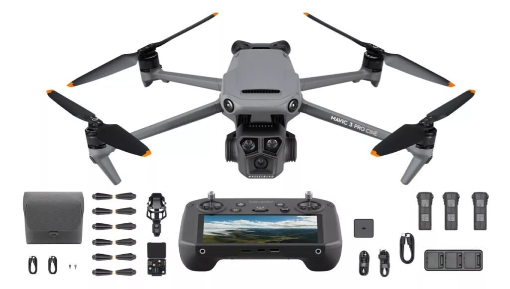 Drone Dji Mavic 3 Pro Cine Premium Combo Com Controle Remoto